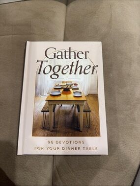 Together Hardcover Devotional Book - Cream